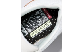 VANS Zahba - White/Black/Gum - Skateschuhe Sohle