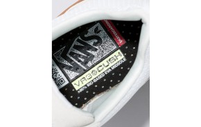 VANS Zahba - White/Black/Gum - Chaussures de skate semelle