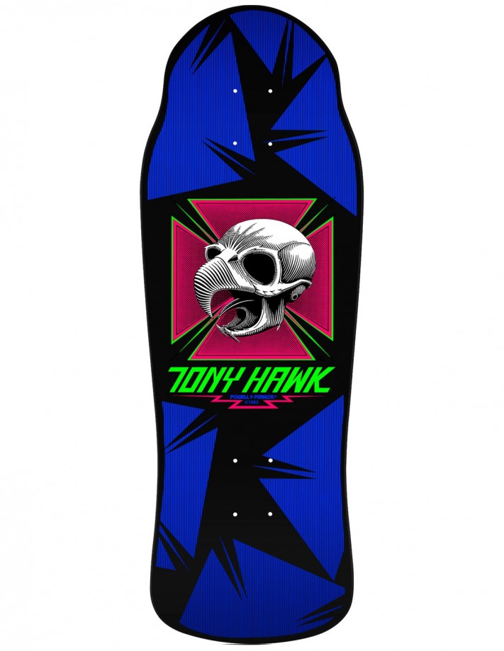 POWELL PERALTA Reissue Blacklight Hawk 10.38" - Black - Old School