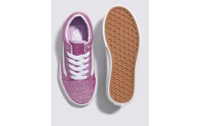 VANS Old Skool - Glitter Lilac - Chaussures enfants à paillettes