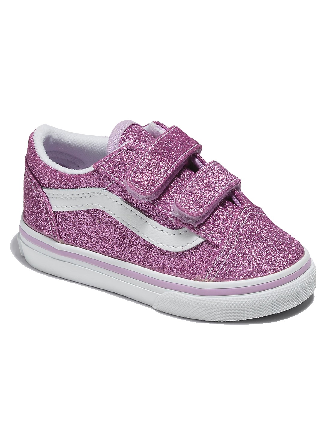 VANS Old Skool V - Glitter Lilac - Chaussures bébé