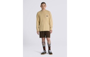 VANS Woven Patch Pocket - Taos Taupe - Men's long sleeve T-shirt