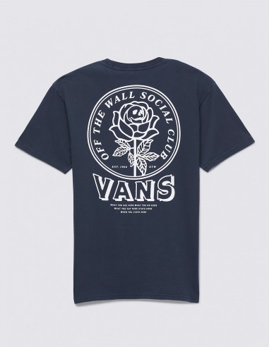 VANS Off The Wall Social Club - Dress Blues - T-Shirt (Rücken)