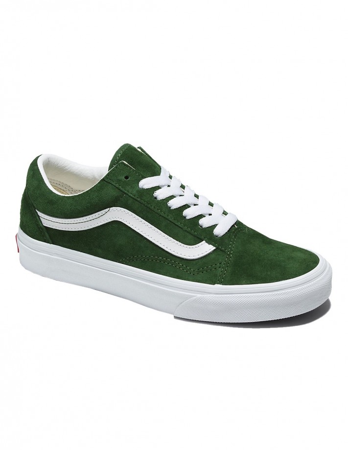 VANS Old Skool Pig Suede Douglas Fir - Bloodymary - Chaussures Femmes