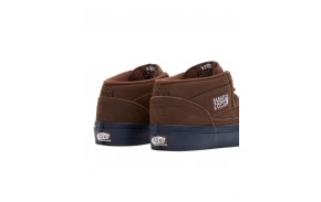 VANS Skate Half Cab 92' x Nick Michel - Brown/Navy - Schuhe von skate (Absatz)