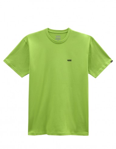 VANS Left Chest Logo - Lime Green/Black - T-shirt