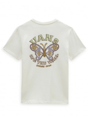 VANS Paisley Fly - Marshmallow - T-shirt Femmes