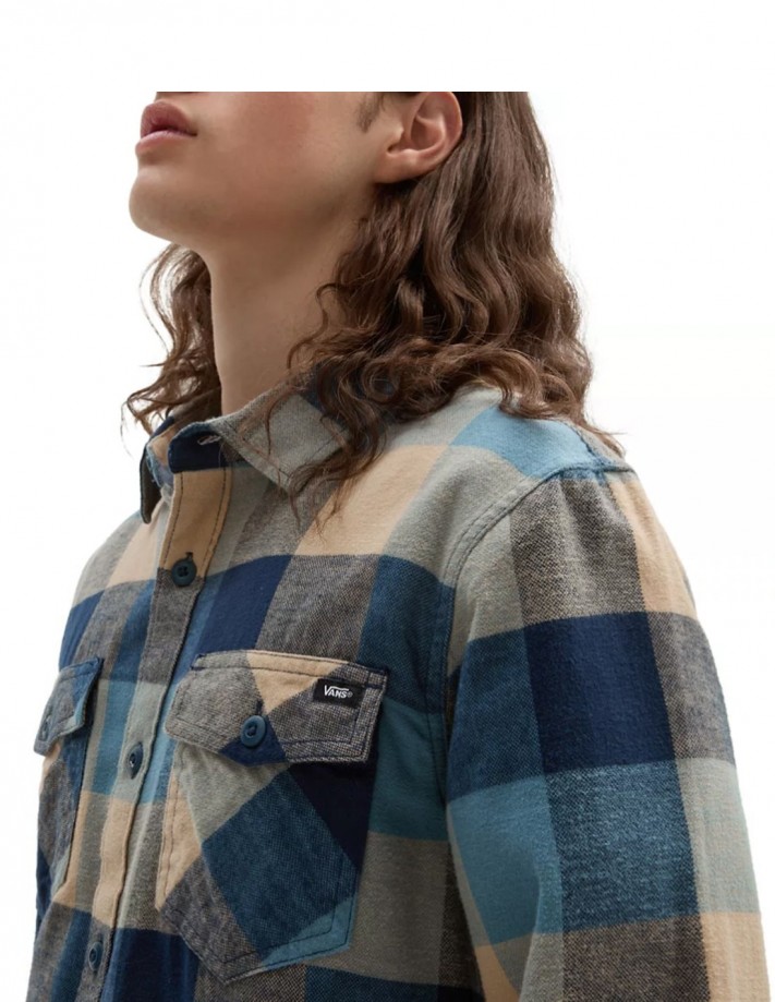 Vans blue flannel new arrivals