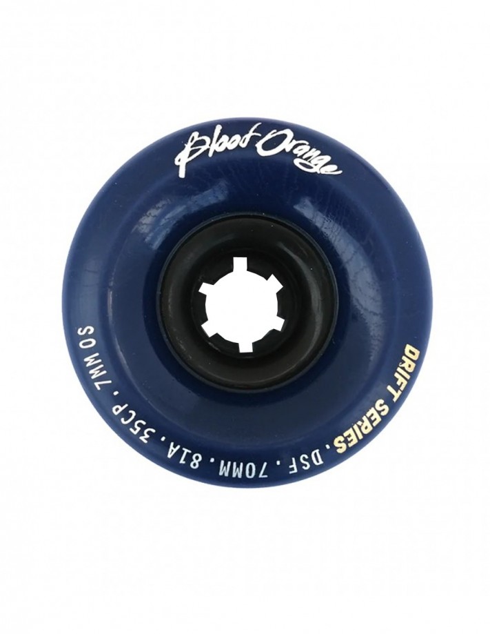 BLOOD ORANGE Drift 70 mm - Bleu - Roues de longboard