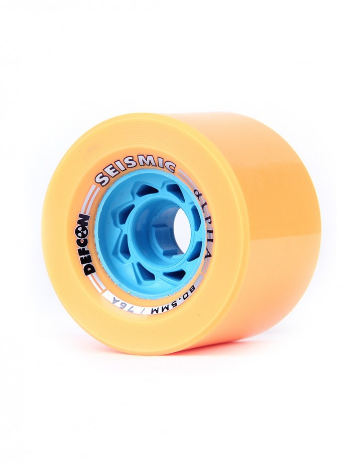 SEISMIC Alpha 80.5mm x 55mm - Mango - Roues de longboard