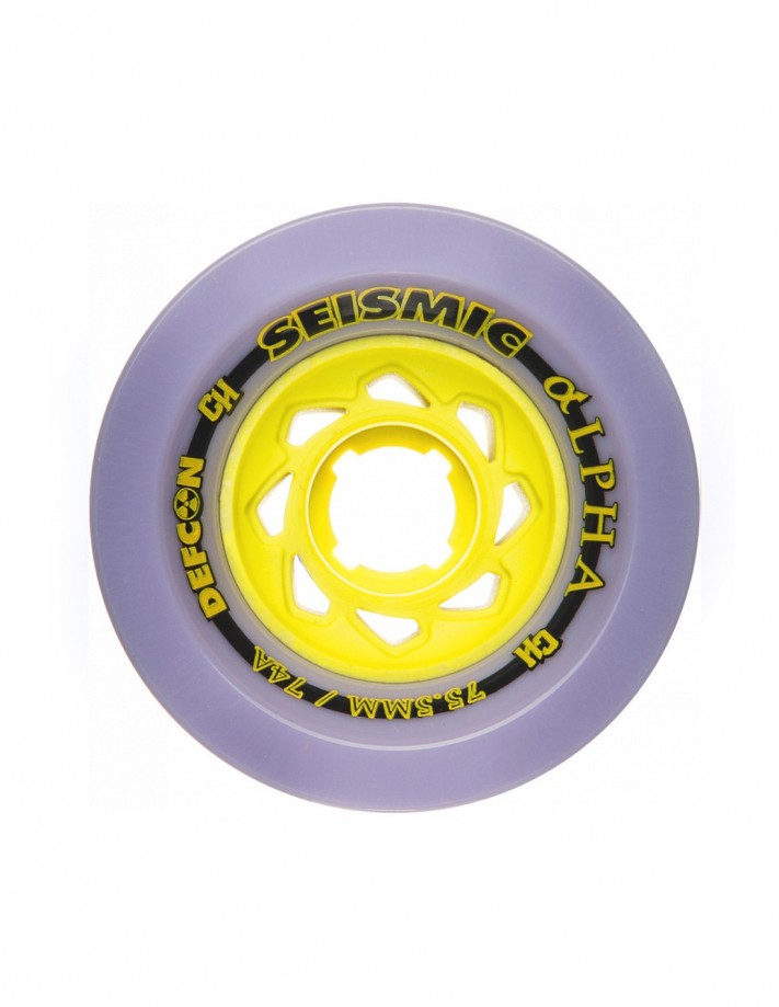 SEISMIC Alpha 75.5mm - Plum - Longboard wheels