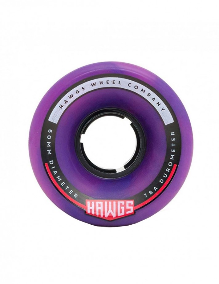 HAWGS Chubby 60mm - Purple - Longboard wheels