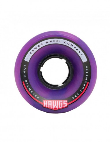 HAWGS Chubby 60mm - Purple - Roues de longboard