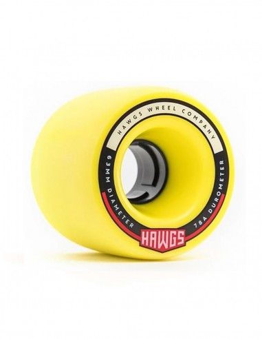 HAWGS Fatty 63mm - Yellow - Longboard wheels