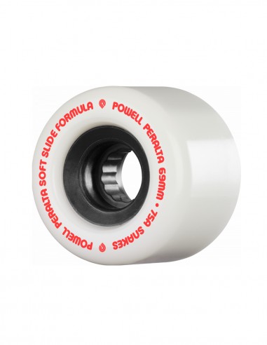 POWELL PERALTA Snakes II 66mm 75a - Blanc - Roues de skate