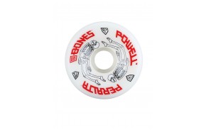 POWELL PERALTA G Bones 64mm 97a - White - Spinning wheels skate