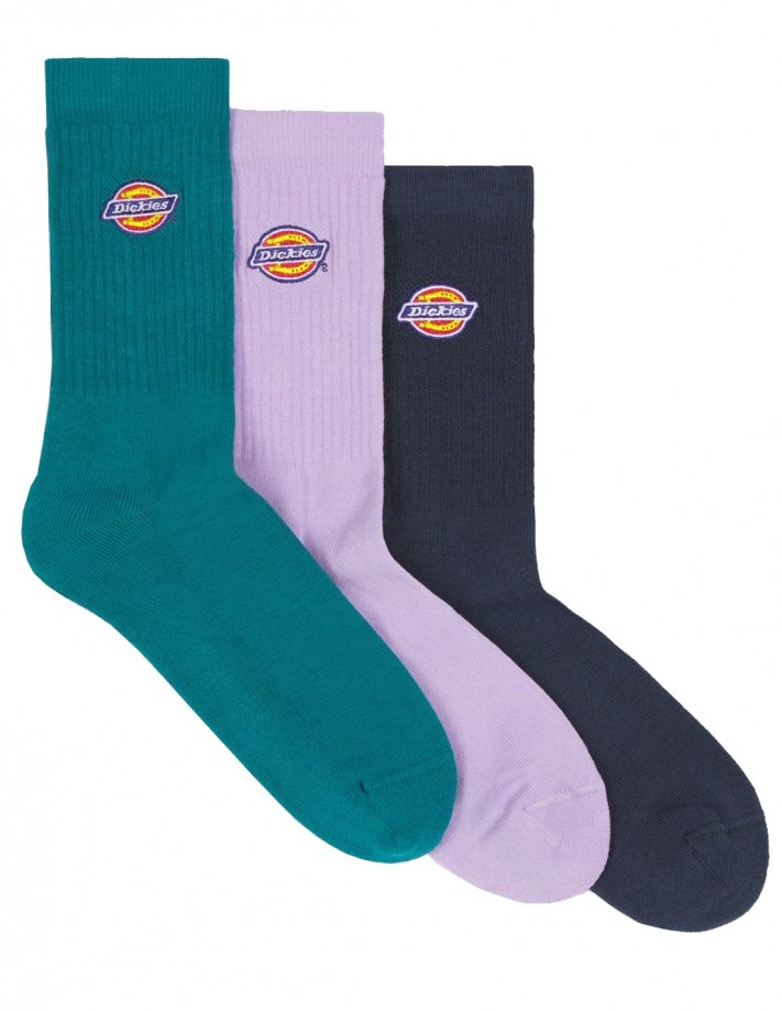 DICKIES Valley Groove - Deep Lake - Pack of Socks