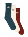 DICKIES Valley Groove - Verde tranquilo - Paquete de calcetines