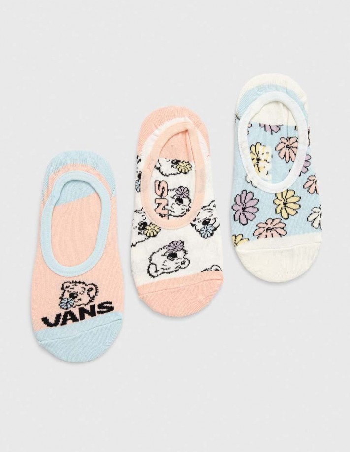 VANS Bear Friends Canoodle - Multi - Pack de 3 Socquettes