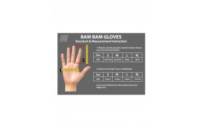 BAMBAM Zebra - Black - Gloves slide (sizes)