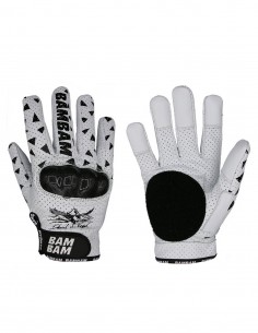 BAMBAM Daniel Engel Pro - White/Black - Handschuhe für slide