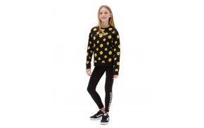 VANS Sunfloral - Lime Green - Sweat Crewneck Girls