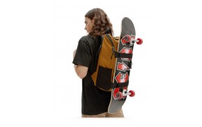 VANS Obstacle Skatepack - Golden Brown - Rucksack mit Riemen skate