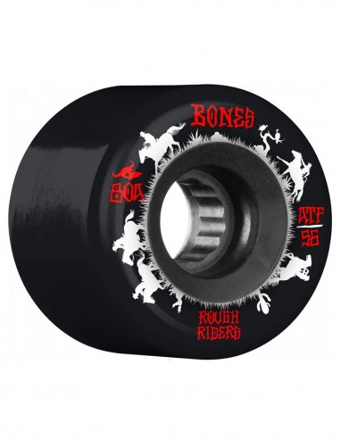 BONES Rough Riders ATF 56mm Wranglers - Black - Wheels skate