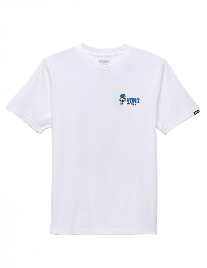 VANS Skull Slices - White - Kinder T-Shirt