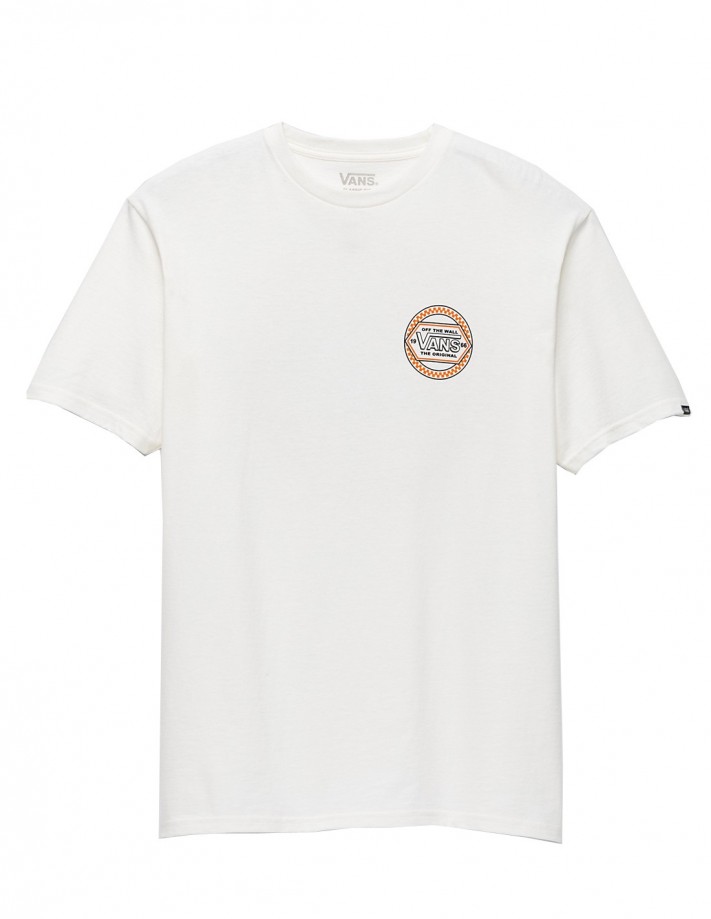 VANS Circle Checker - White - T-shirt