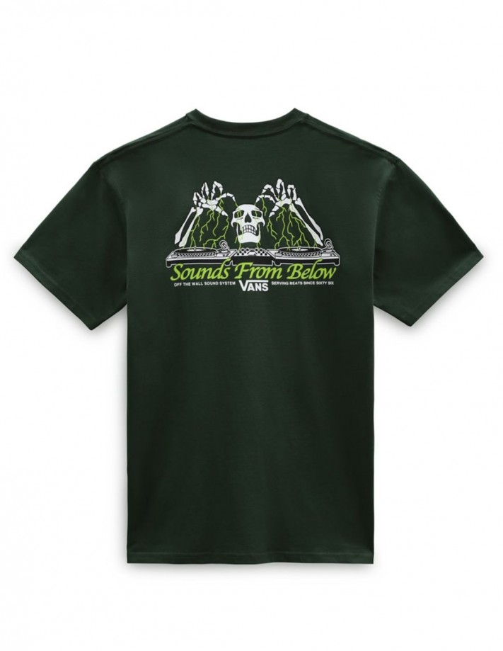 VANS Sounds From Below - Green - T-shirt