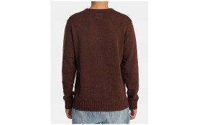 RVCA Neps - Red Earth - Crew Pullover für Männer