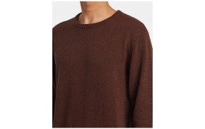 RVCA Neps - Red Earth - Crewneck Homme