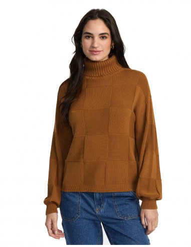 RVCA Vineyard - Workwear Brown - Turtleneck Sweater