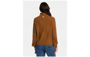 RVCA Vineyard - Workwear Brown - Women's turtleneck sweater