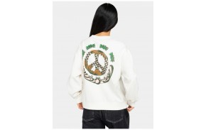 ELEMENT Peace Tree Logo - Egret - Women's Crewneck