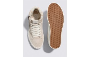 VANS SK8-Hi Side Zip Cozy Hug - French Oak - Schuhe Damen Einlegesohlen