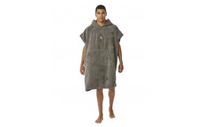 RIP CURL Logo - Grey - Hooded poncho