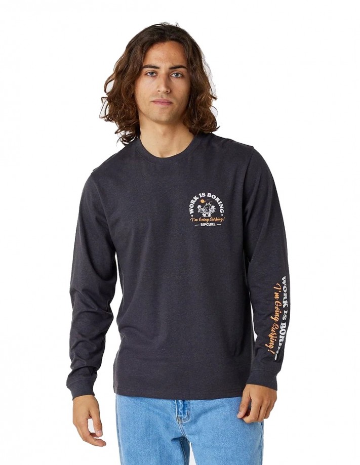 RIP CURL Shaper - Washed Black - Long sleeve T-shirt