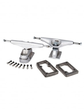 CARVER C7 Silver - Paire de trucks de Surfskate