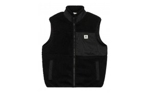 ELEMENT Lake - Flint Black - Sleeveless Sherpa Jacket