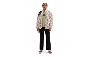 VANS Digital Trip Mock Zip - Lavender Frost - Sherpa Fleece Woman