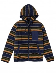 RVCA Hawthorne - Moody Blue - Polaire sherpa Homme
