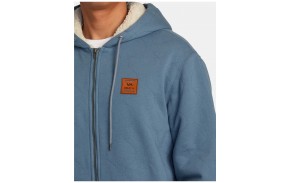 RVCA Arrow - Industrial Blue - Fleece mit Reißverschluss für Männer