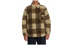 RVCA Lockheart - Khaki - Fleece mit Reißverschluss Mann