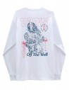 VANS Distorted Snake - Weiß - Langarmshirt