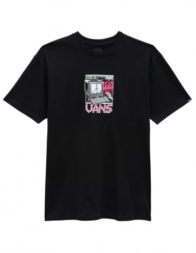 VANS Throwback Peace Machine - Black - T-shirt