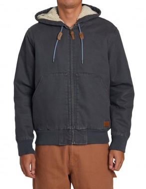 RVCA Chainmail - Garage Blue - Zipperjacke Mann