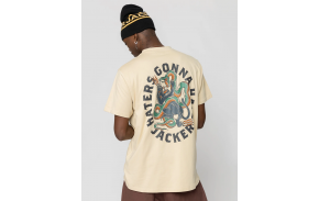 JACKER Haters - Beige - T-shirt (skateur)