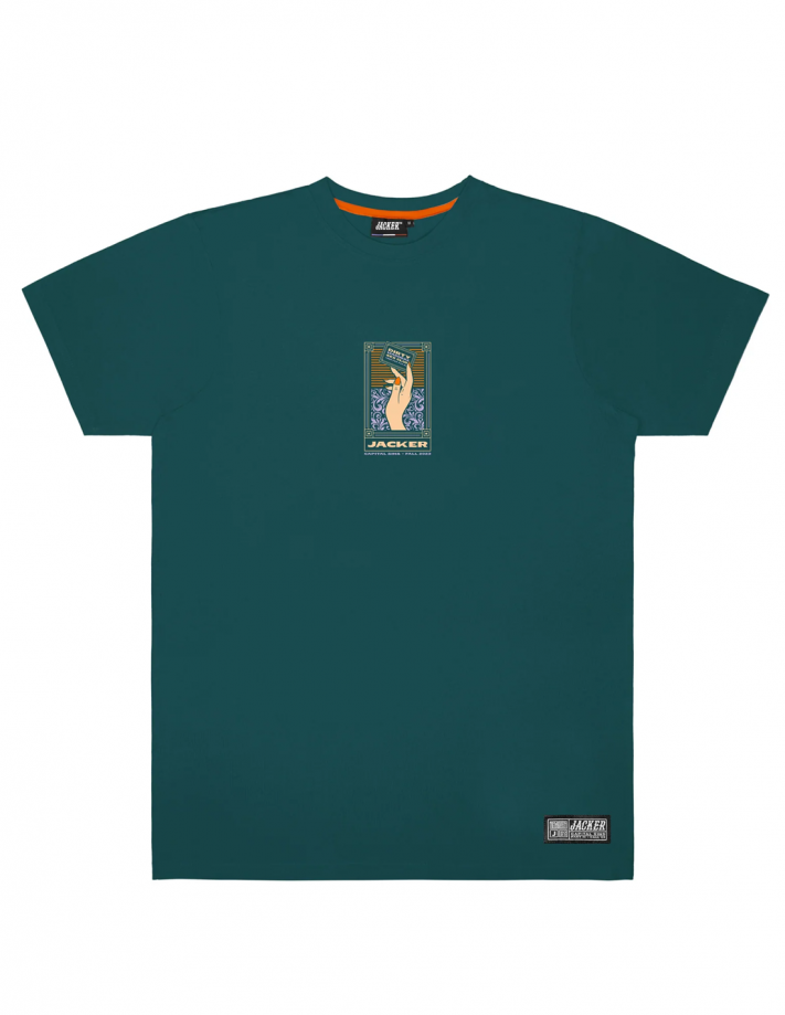 JACKER Lust - Dark Teal - T-Shirt